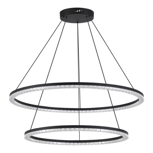 SL1018.403.02 Светильник подвесной ST-Luce черный/прозрачный LED 1*96W 4000K ЭВКЛИДИК