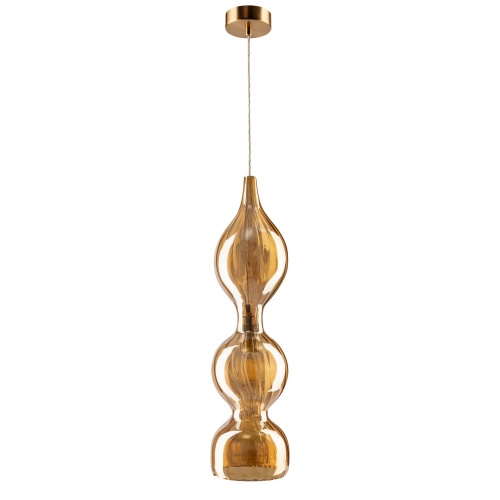 Светильник подвесной Crystal Lux IRIS SP1 B AMBER