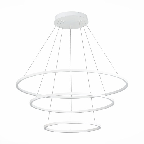 ST605.503.114 Cветильник подвесной SMART ST-Luce Белый/Белый LED 1*114W 2800-6500K AURA