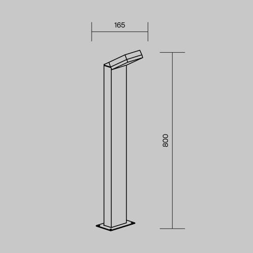 Ландшафтный светильник Outdoor O595FL-L12B3K
