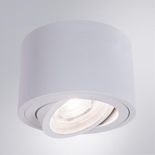 Накладной светильник Arte lamp A2260PL-1WH Светильник потолочный накладной UNITO для MR16 Ø80x50мм белый IP20