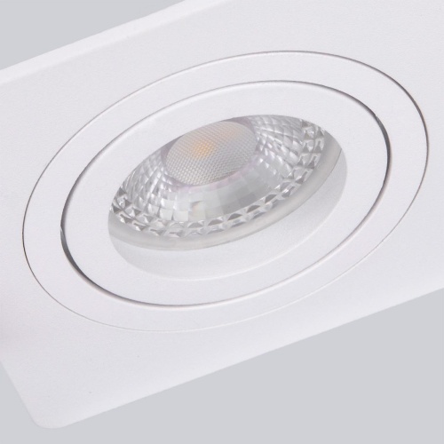 Врезной светильник Favourite 4542-1C, врезной светильник, L92xW92xH28, cutout:D80, 1xGU10x35W, IP20, excluded