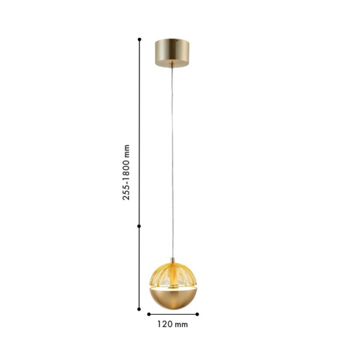 Подвес Favourite 4325-1P, подвес, D120xH255/1800, LEDx5W, 400LM, 4000K, included