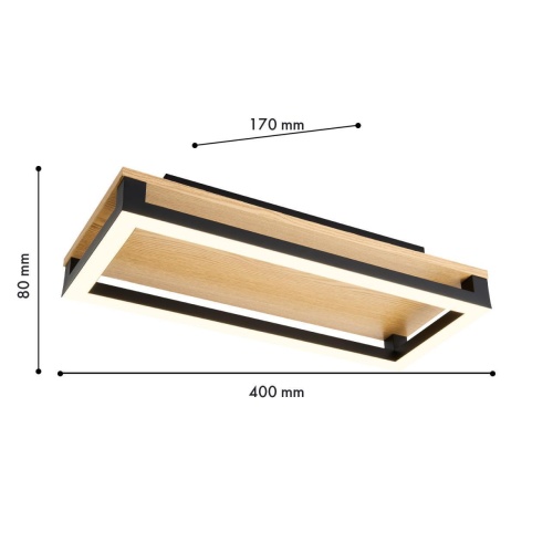 Потолочный светильник F-Promo 4434-1C, потолочный светильник, L400xW170xH80, LEDx18W, 1900LM, 4000K, included