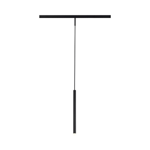 ST672.433.03 Магнитный трековый светильник Черный LED 1*3W 3000K 100Lm Ra>90 36° IP20 D18xH310 24V SUPER5