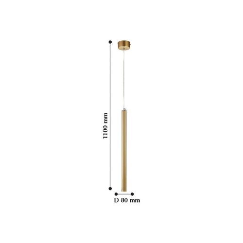 Подвес Favourite 2104-1P, подвес, D80xH1100max, LEDx2W, 150LM, 3000K, included