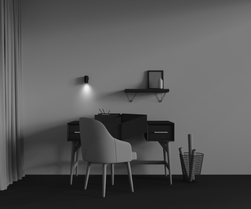 Настенный светильник (бра) Maytoni C106WL-01-GU10-B