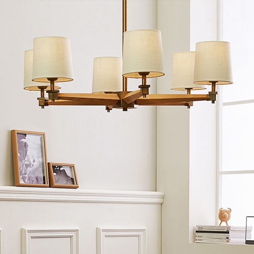 Люстра Jorgenson D85 Beige/Light Wood от Imperiumloft 203573-26