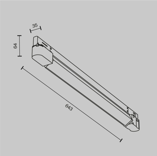 Трековый светильник Technical TR196-3-20W2.7K-B