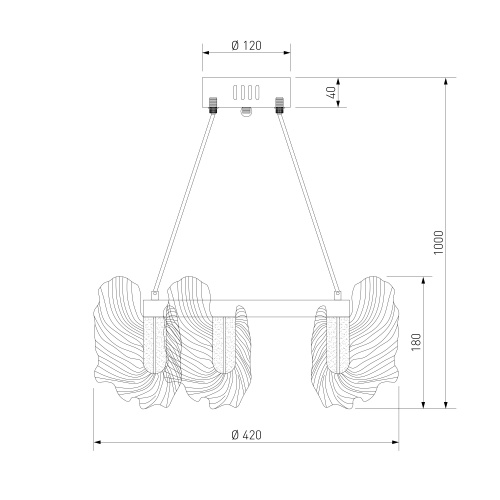 Подвесной светильник Bogate's 91140