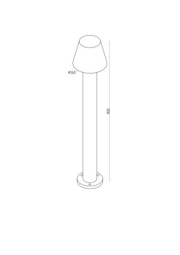 Ландшафтный светильник Outdoor O421FL-L5GF