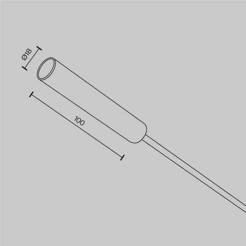 Комплектующие для систем освещения с токоведущими элементами Technical CA003EC-BS