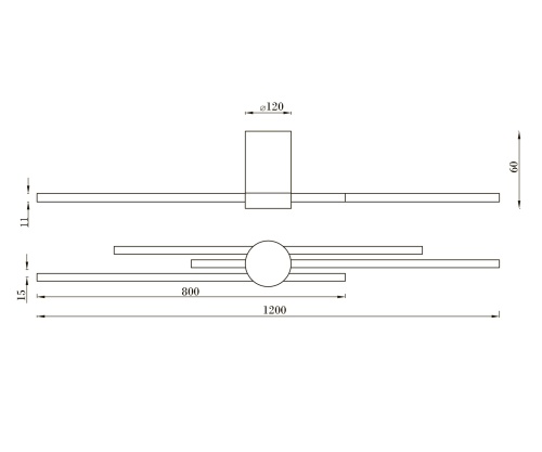Настенный Kink Light светильник Лорин мат.золот 08428-1203,33