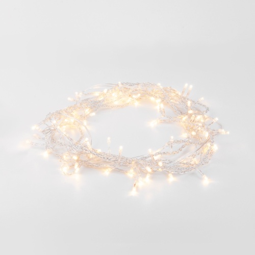 Гирлянда бытовая электрическая занавес Eurosvet 200-001 теплый белый