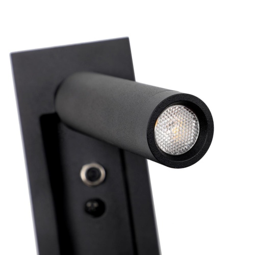 Настенный светильник techno-led Favourite 4494-1W, настенный светильник, D65xW55xH155, LEDx3W, 200LM, 4000K, included, switch