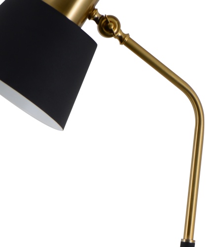 Торшер Kink Light Арден черный/бронза 07023