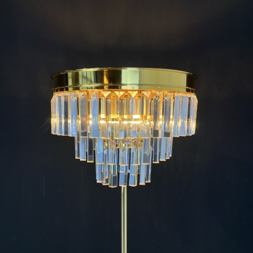 Торшер Rh 1920S Odeon Clear Glass Floor Lamp Gold от Imperiumloft 241415-22