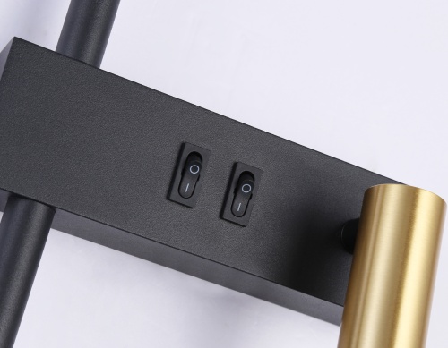 FL5209/2 BK/GD черный песок/золото LED 4200K 7W+5W 500*160*111.5_AMB