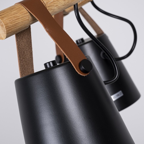 Люстра на штанге NATURA C6 black 178001-26