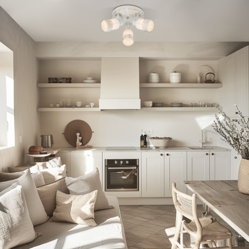 Потолочный светильник Eurosvet 20026/3 белый с золотом