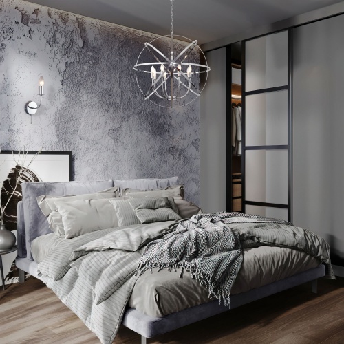 Подвесной светильник Eurosvet 60139/8 хром