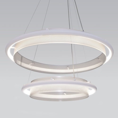 Подвесной светильник Eurosvet 90241/2 белый/ серебро