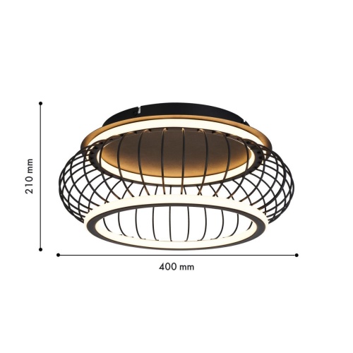 Потолочный светильник F-Promo 4435-2C, потолочный светильник, D400xH210, LEDx40W, 4300LM, 3000-6000K, included, remote control