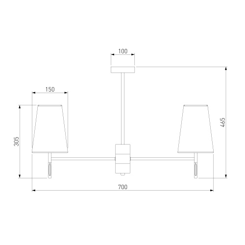 Потолочный светильник Eurosvet 60137/6 золото