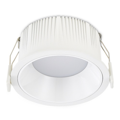 ST755.538.12 Св-к встр. Белый LED 1*12W 3000K 1 080Lm Ra80 120° IP20 D105xH50 100-240V Встраиваемые светильники