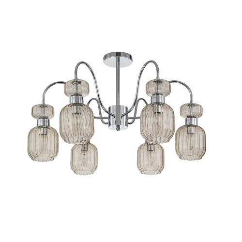 Светильник на штанге Escada 1141/6PL E14*60W Chrome/Beige