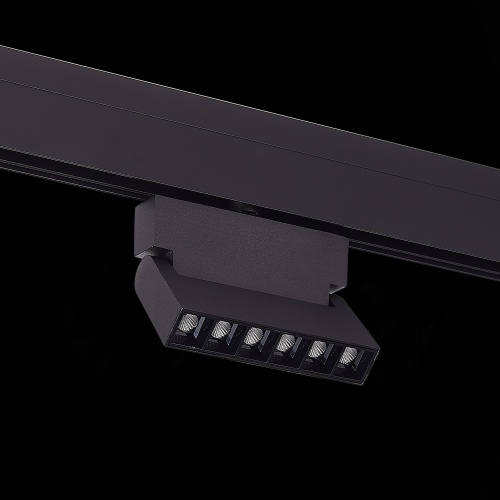 ST362.436.06 Магнитный трековый светильник Черный LED 1*6W 3000K 532Lm Ra&gt;80 36° IP20 L120xW22xH134 SKYLINE 48