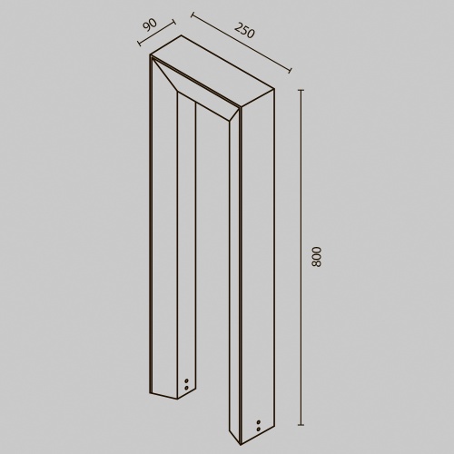 Ландшафтный светильник Outdoor O469FL-L12GF3K