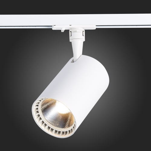ST351.536.30.24 Св-к трек. Белый LED 1*30W 3000K 2 700Lm Ra?80 24° IP20 L139xW89xH194 100-240V BASE