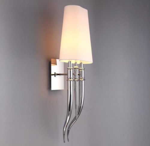 Настенный светильник Crystal Light Brunilde Ipe Cavalli H72 Silver/White 189459-22