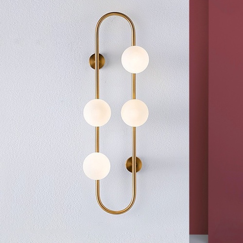 Настенное Бра Hoop Wall H115 Gold от Imperiumloft 213736-26