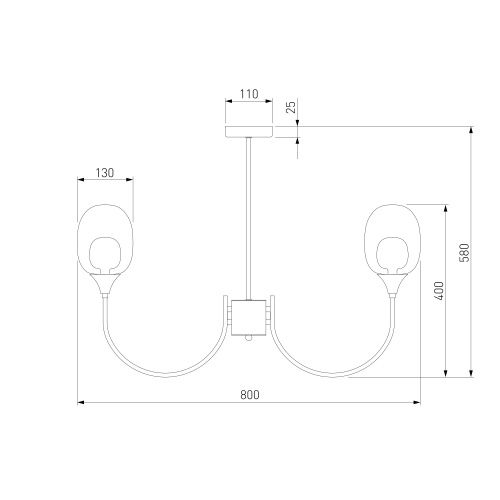 Подвесной светильник Eurosvet 70217/8 латунь Smart