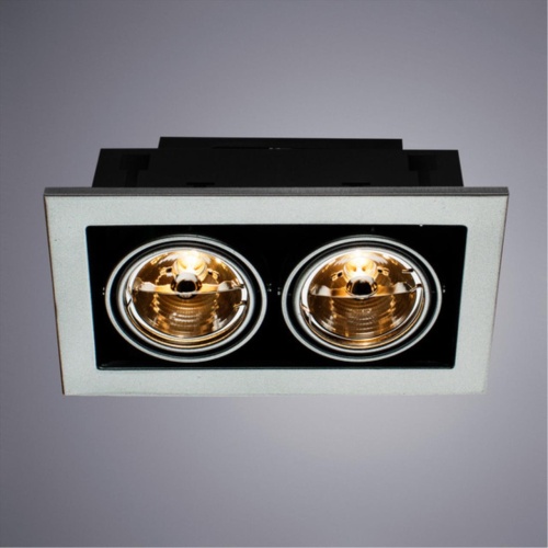 Карданный светильник Arte lamp A5930PL-2SI СВЕТИЛЬНИК ПОТОЛОЧНЫЙ ПОВОРОТНЫЙ