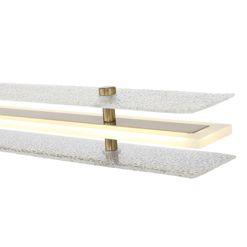 SL6245.223.01 Светильник подвесной ST-Luce золотистый/Прозрачный LED 1*30W 4000K ФЭГИ