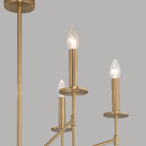 Потолочный светильник Eurosvet 60142/6 латунь Smart