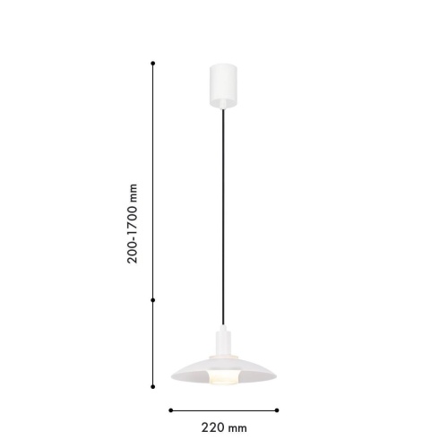 Подвес Favourite 4274-1P, подвес, D220xH200/1700, 1xG9x40W, excluded