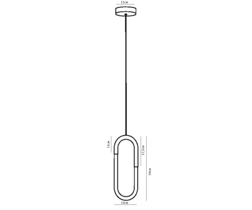 Подвес Kink Light Канто золото 08271,33(3000K)