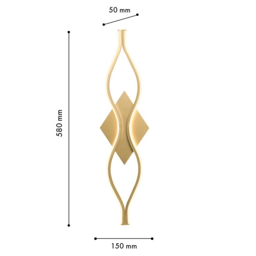 Бра Favourite 4741-1W, настенный светильник, D50xW150xH580, LEDx16W, 1100LM, 4000K, included