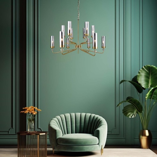 Подвесная люстра F-Promo 4620-12P, подвесная люстра, D910xH620/1480, 12xE14x40W, excluded