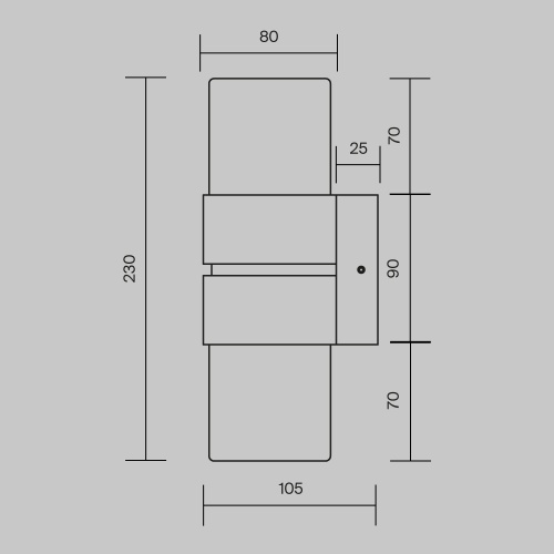 Настенный светильник (бра) Maytoni MOD505WL-L12BS3K