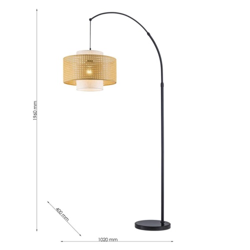 Торшер Favourite 4768-1F, напольный светильник, L1020xW400xH1960, 1xE27x40W, excluded