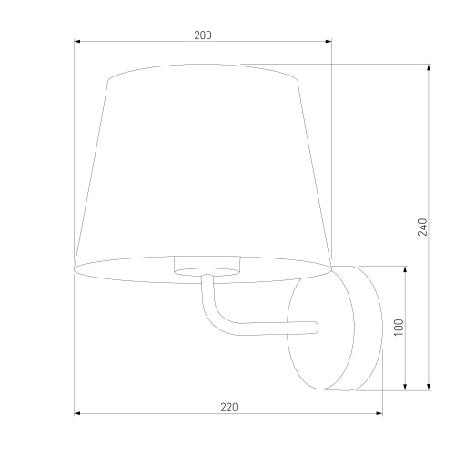 Настенный светильник TK Lighting 1884 Maja