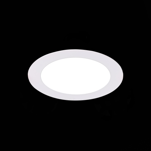ST210.548.08 Св-к встр. Белый LED 1*8W 4000K 640Lm Ra80 110° IP20 D120xH30 220-240V Встраиваемые светильники