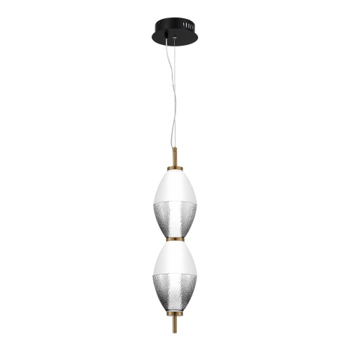 SL6130.403.15 Светильник подвесной ST-Luce Черный/Белый, Дымчатый LED 1*16W 3000K ICE