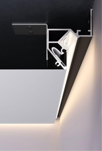 Профили для лент Arte lamp A680206 Теневой профиль GAP для натяжного потолка, декоративная вставка в комплекте, 2 метра, черный