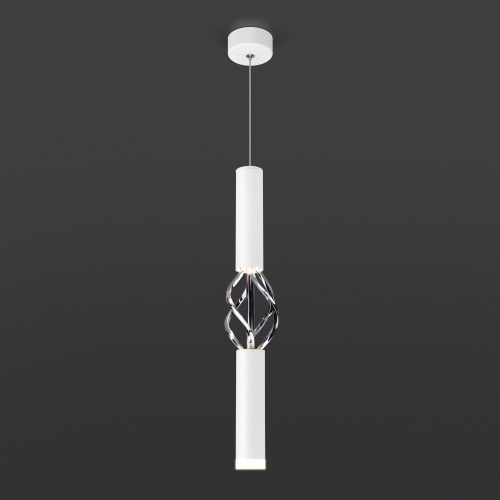 Подвесной светильник Eurosvet 50191/1 LED белый/хром